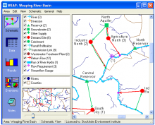 Screenshot of WEAP tool interface