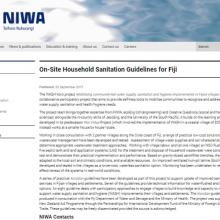 KoroSan: On-site Household Sanitation Guidelines for Fiji